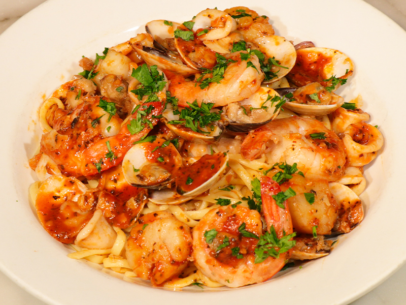 Seafood Arrabiata