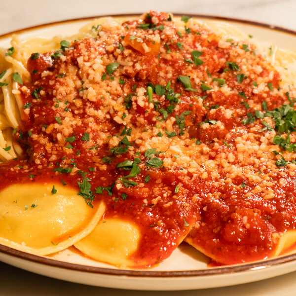 1/2 Spaghetti, 1/2 Ravioli