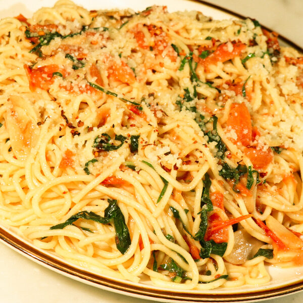 Tomato, Basil, Garlic, Olive Oil