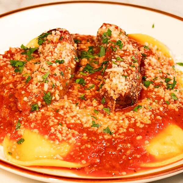 Ravioli With Meatballs Or Sausage