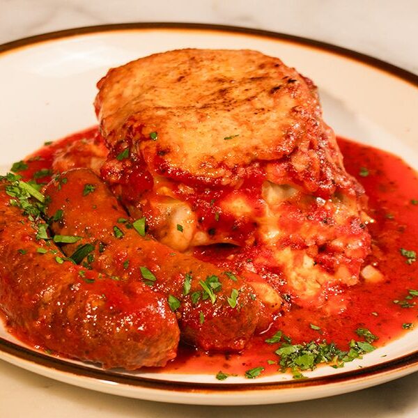 Lasagna With Meatballs Or Sausage